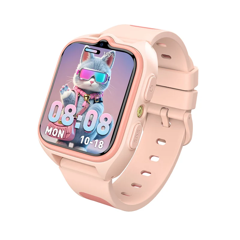 Blackview Z30 – Montre Connectée Enfants 4G avec GPS + Appels Vidéo – Écran 1,75" + Lampe Torche LED – Positionnement IA + Wi-Fi + LBS