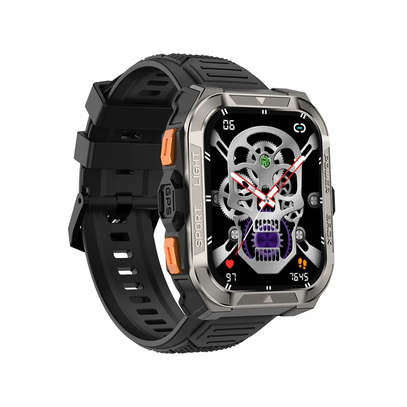 Blackview W80 Pro – Montre Connectée GPS Outdoor – Écran 1,91" – Batterie 900 mAh – Lampe Torche LED Intégrée