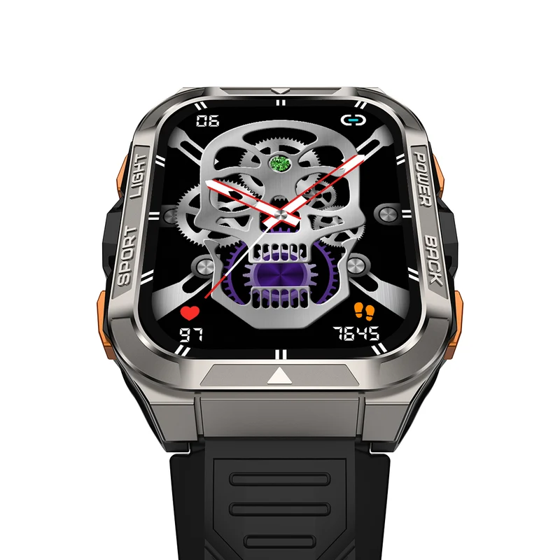 Blackview W80 Pro – Montre Connectée GPS Outdoor – Écran 1,91" – Batterie 900 mAh – Lampe Torche LED Intégrée