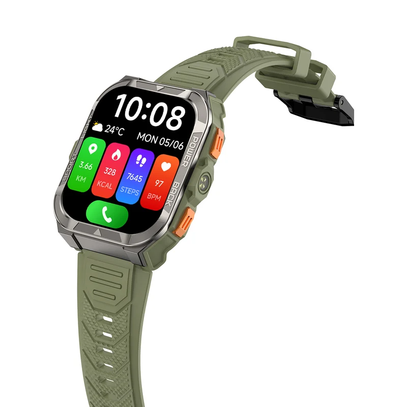 Blackview W80 Pro – Montre Connectée GPS Outdoor – Écran 1,91" – Batterie 900 mAh – Lampe Torche LED Intégrée