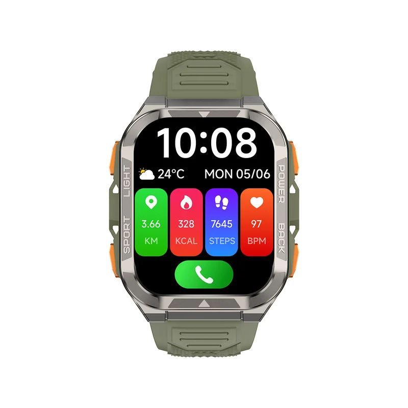 Blackview W80 Pro – Montre Connectée GPS Outdoor – Écran 1,91" – Batterie 900 mAh – Lampe Torche LED Intégrée