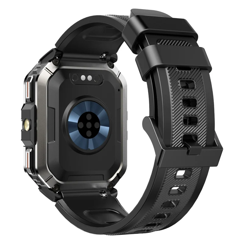 Blackview W70 Pro – Montre Connectée Outdoor avec Lampe Torche LED – Écran 2,01" – Batterie 900 mAh