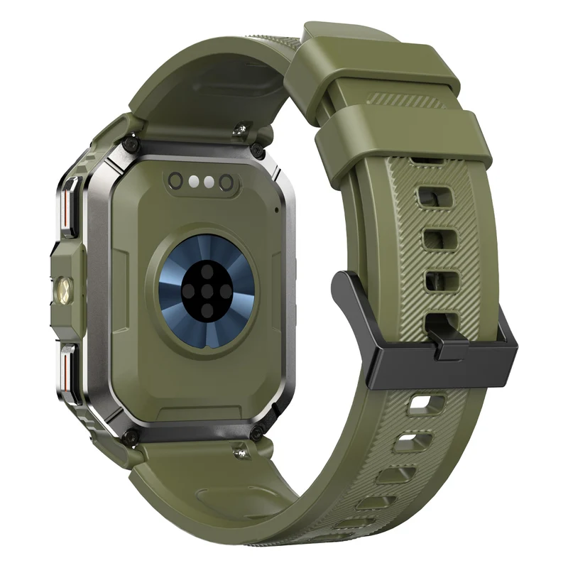 Blackview W70 Pro – Montre Connectée Outdoor avec Lampe Torche LED – Écran 2,01" – Batterie 900 mAh
