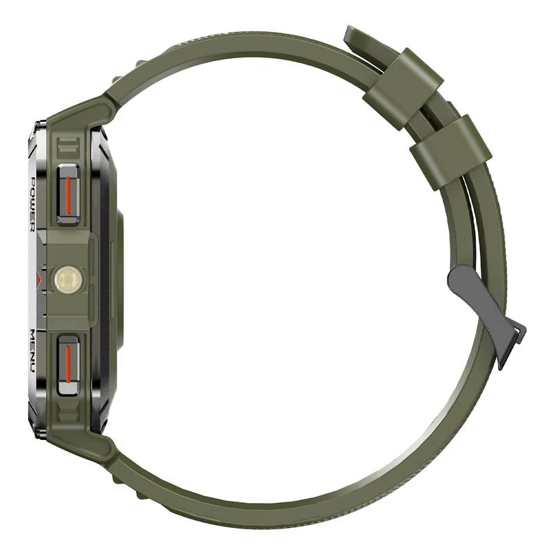 Blackview W70 Pro – Montre Connectée Outdoor avec Lampe Torche LED – Écran 2,01" – Batterie 900 mAh