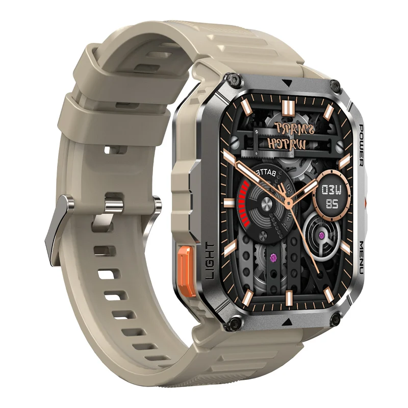 Blackview W70 Pro – Montre Connectée Outdoor avec Lampe Torche LED – Écran 2,01" – Batterie 900 mAh