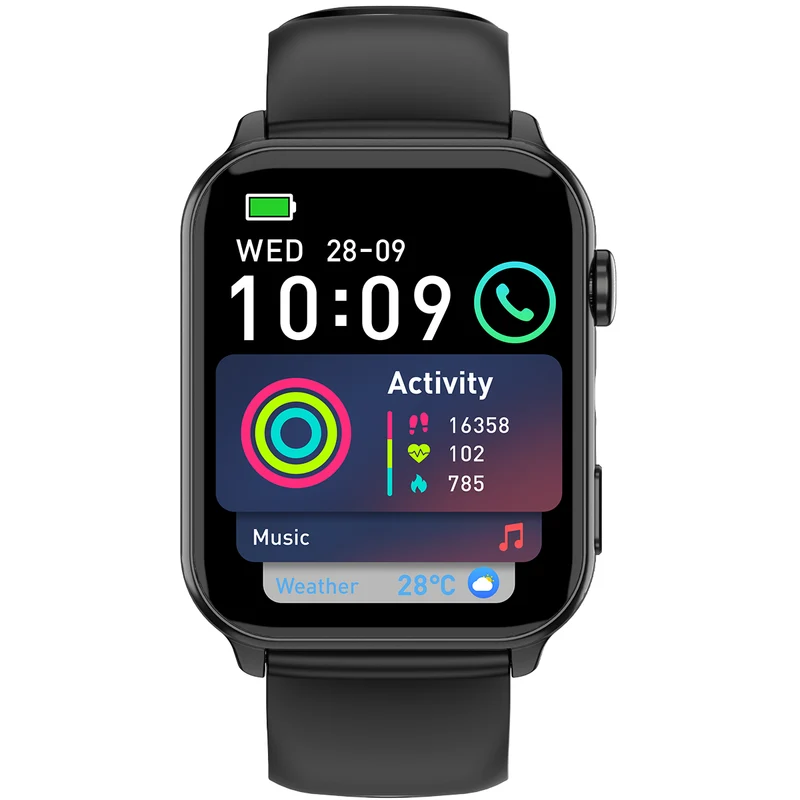 Blackview R30 Max – Montre Connectée Fitness avec Lampe Torche LED – Écran 1,91"