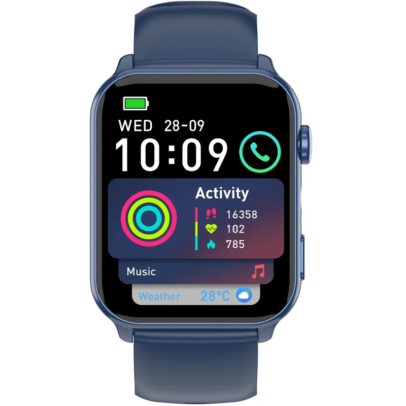 Blackview R30 Max – Montre Connectée Fitness avec Lampe Torche LED – Écran 1,91"