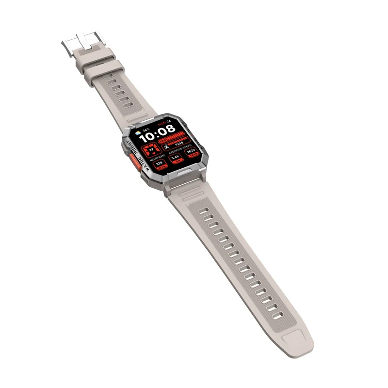 Blackview W60 – Montre Connectée Outdoor avec Boussole – Écran 2,01" – Lampe Torche LED – Batterie 900 mAh