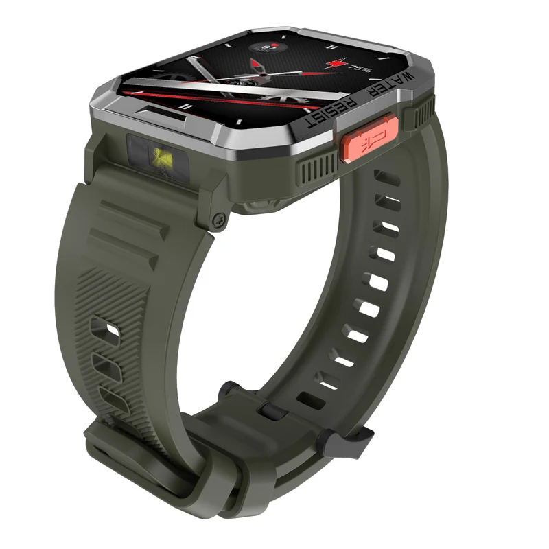 Blackview W60 – Montre Connectée Outdoor avec Boussole – Écran 2,01" – Lampe Torche LED – Batterie 900 mAh