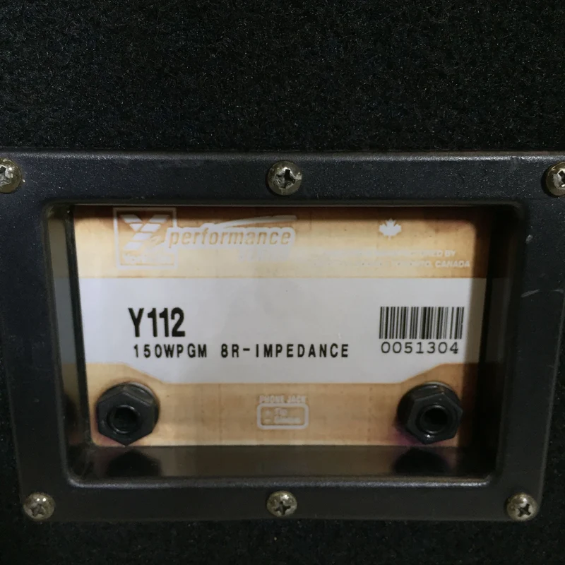 Yorkville Y112 Performance Series 2-way,12" Passive Speakers(Pair) #2577 - USED