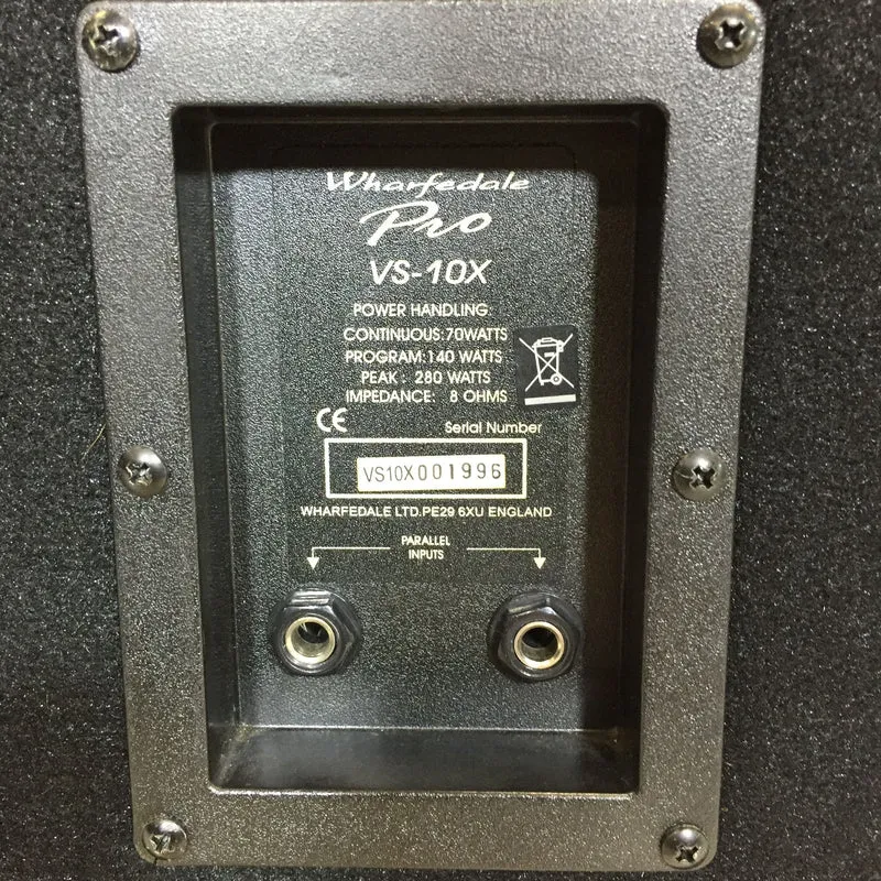 Wharfedale Pro VS-10x Two-Way 280W Passive Speakers (Pair) #2544 - USED