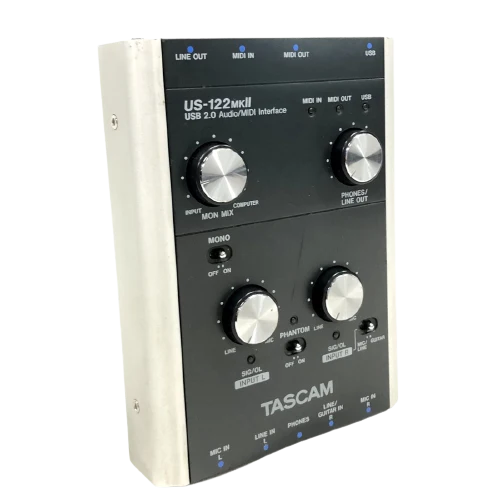 Tascam US122MKII USB Audio/Midi Interface #2418 - USED
