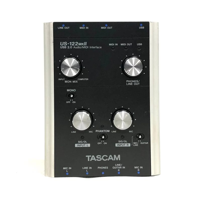 Tascam US122MKII USB Audio/Midi Interface #2418 - USED
