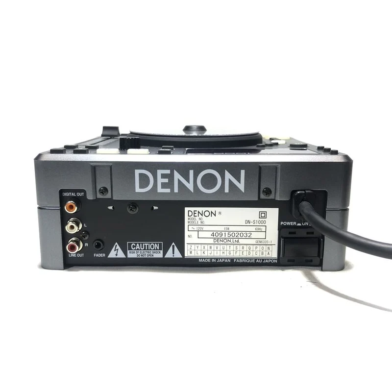 Denon DJ DN-S1000 Compact Portable DJ CD/MP3 Player w/ Scratch and On-Board Effects #2252 - USED