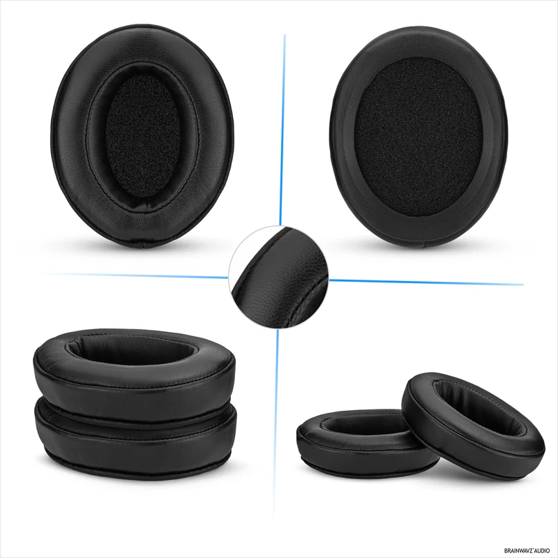 Coussinets d'oreille de rechange en cuir véritable souple + mousse à mémoire de forme pour casques Steelseries Arctis Nova Series 1/P/X 3 5/P/X 7/P/X PRO et PRO pour Xbox