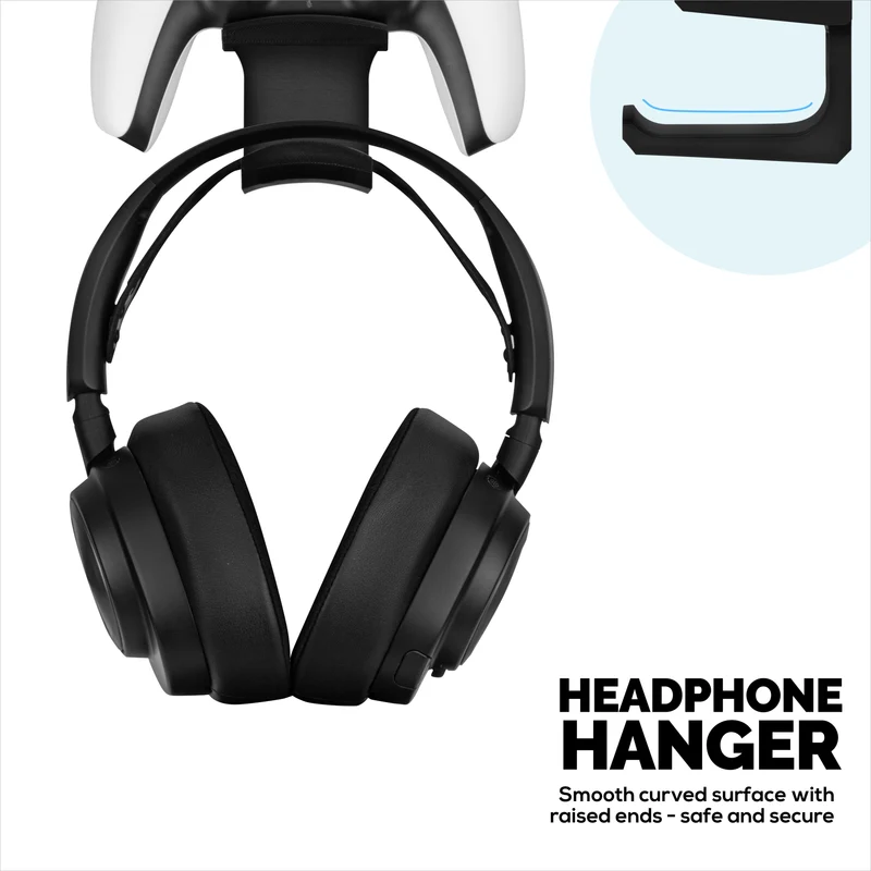 Support de fixation sous le casque et la manette de jeu pour SteelSeries Arctis Nova Pro Wireless, Nova Elite et Pro Omni + station de base