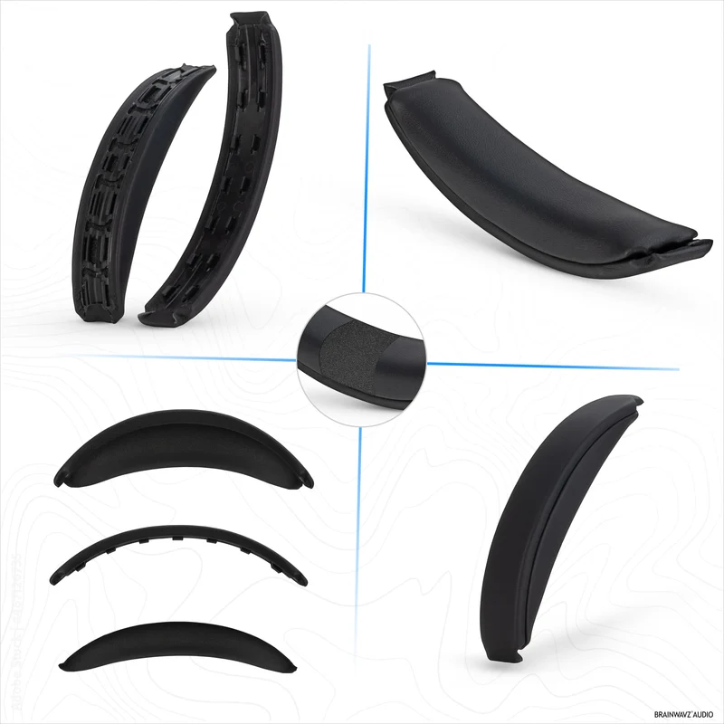 Arceau de rechange en cuir PU pour casques sans fil Bose QuietComfort QC45, QCSC et QC - Coussinet supérieur pour casque - Confort et maintien retrouvés