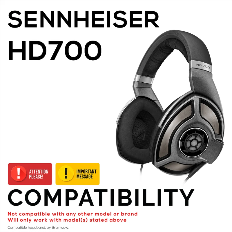 Arceau de rechange en cuir souple pour casque SENNHEISER HD700 - Coussinet supérieur pour casque - Installation facile, confort et maintien retrouvés