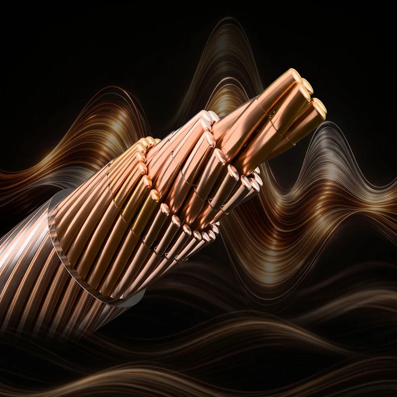 Copper Fusion Hybrid - Kupferkabel mit Silber und Gold