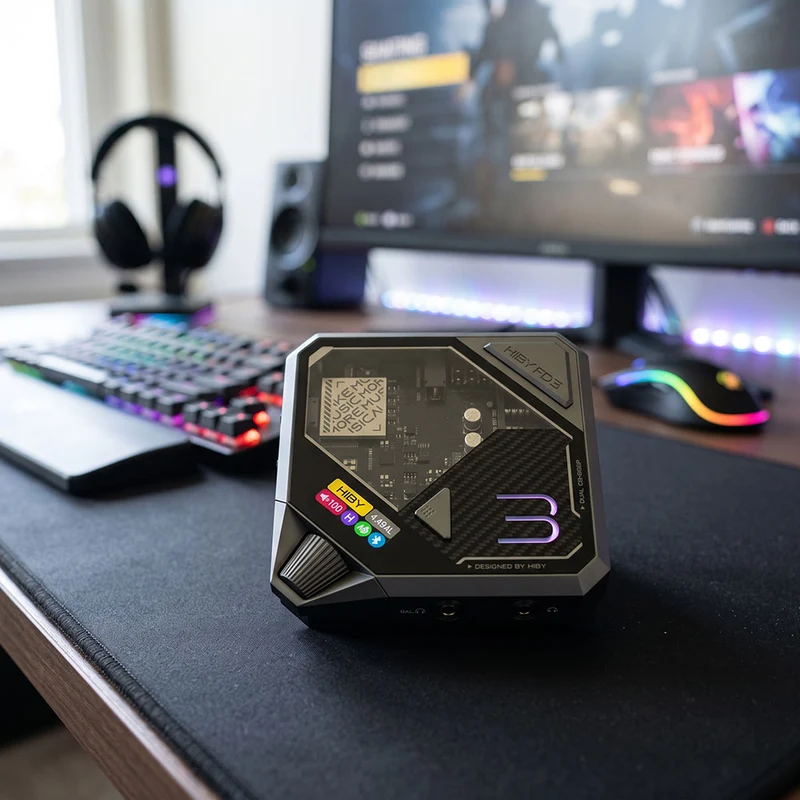 Hiby FD3 II - Mini Desktop DAC/Amp und Gaming-Soundkarte