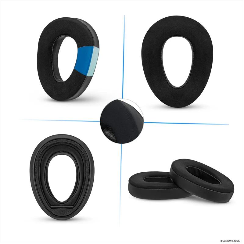 Coussinets hybrides pour casques Sennheiser PXC480, PXC550, PXC 550-II, MB660 UC et MB 660 MC. Coussinets gaming en gel rafraîchissant et mousse à mémoire de forme épaisse.