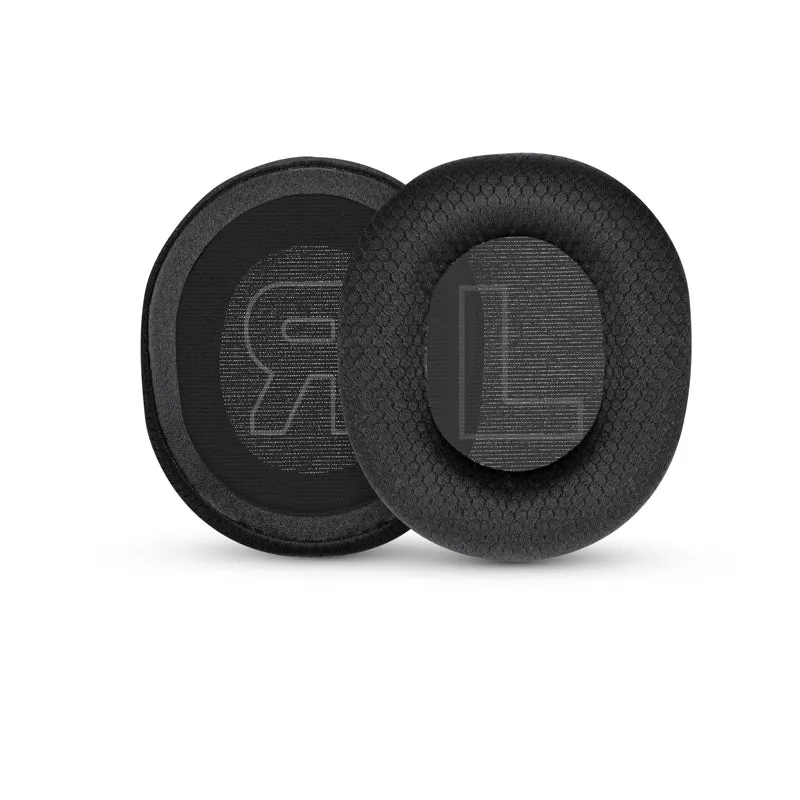 Coussinets d'oreille en tissu pour casques Steelseries Arctis Nova Series 1/P/X, 3, 5/P/X, 7/P/X, PRO et PRO pour Xbox, en maille respirante et mousse à mémoire de forme haute densité.