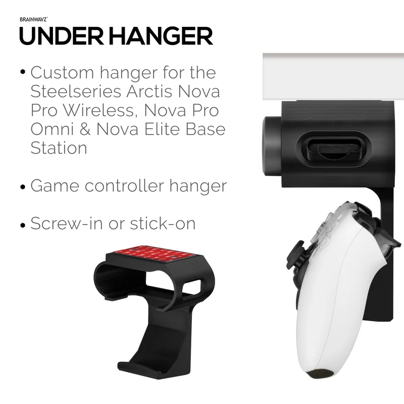 Support de bureau et support pour manette de jeu SteelSeries Arctis Nova Pro Wireless, Nova Pro Omni et station de base Nova Elite