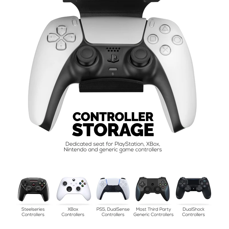 Support de bureau et support pour manette de jeu SteelSeries Arctis Nova Pro Wireless, Nova Pro Omni et station de base Nova Elite