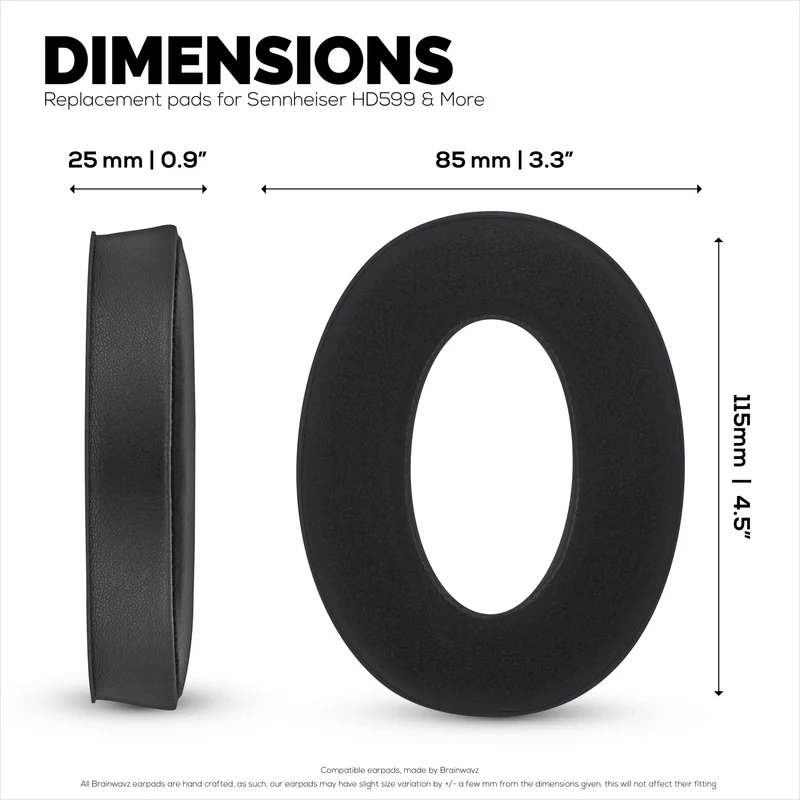 Coussinets hybrides pour casques Sennheiser HD598 (CS/SE/SR) HD599 HD558 HD518 HD595 HD569 HD579 HD560 HD555 HD515 HD559. Coussinets gaming en gel rafraîchissant et mousse à mémoire de forme épaisse.