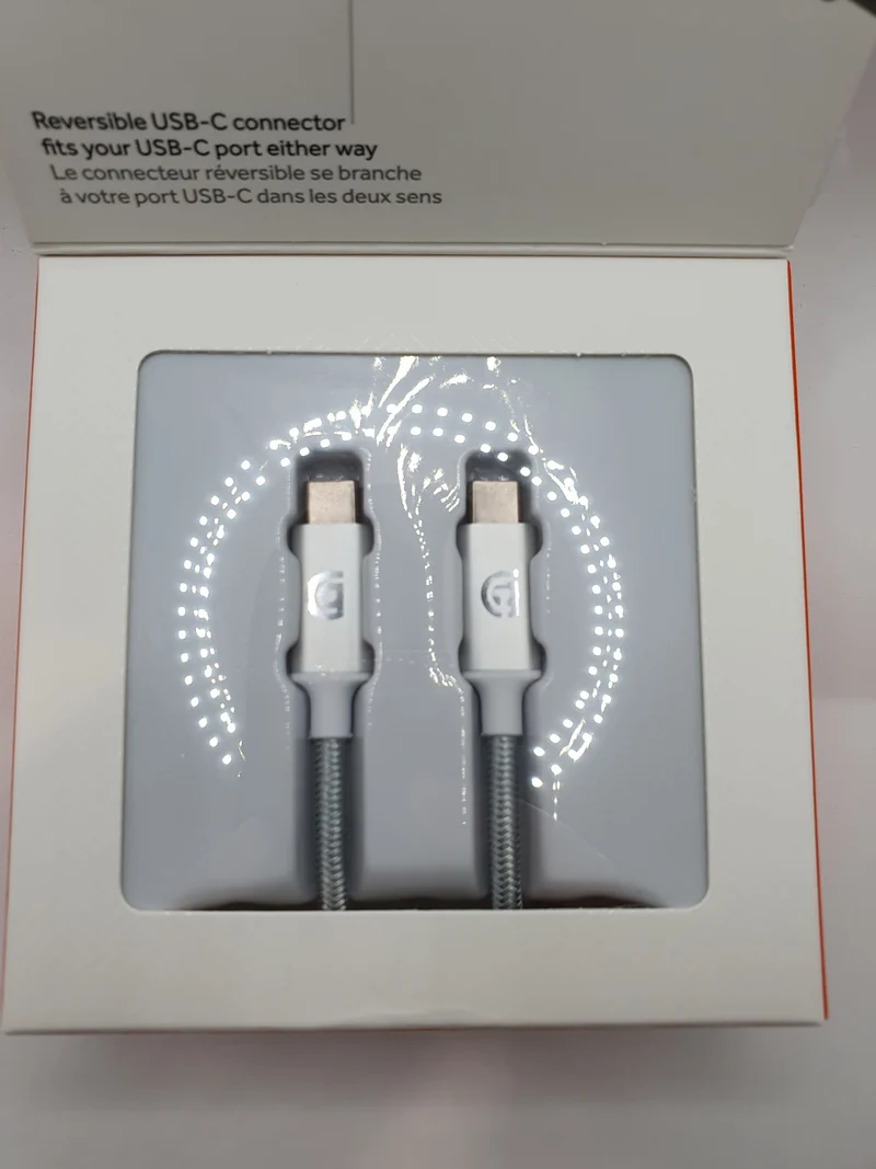Griffin Type C To Type C Cable 1.8M Reversible Braided