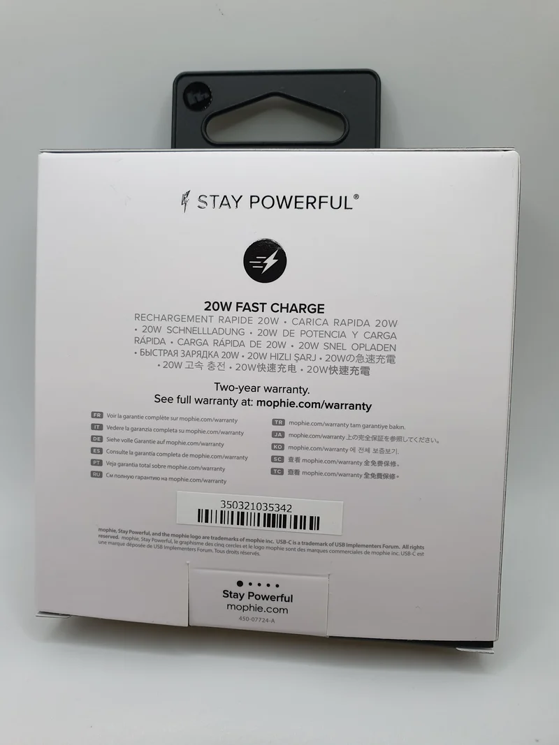 Mophie Type C Plug 20W Power Adapter Uk