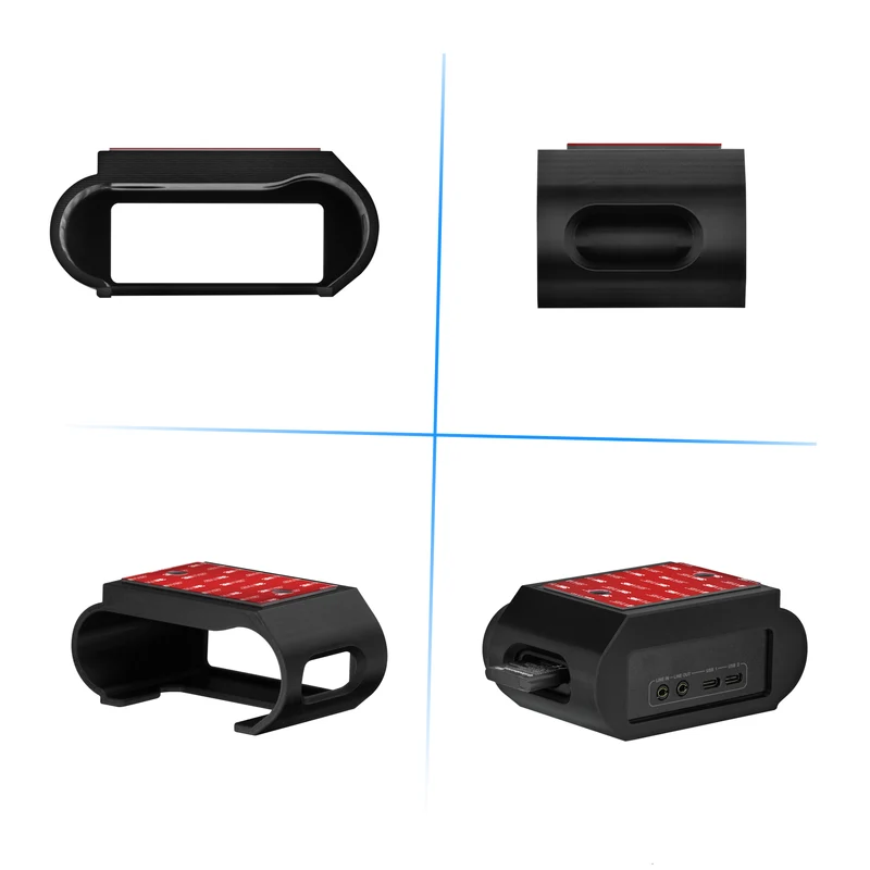 Support sous bureau pour casque SteelSeries Arctis Nova Pro Wireless, station de base Nova Pro Omni et Nova Elite : fixation sécurisée, installation facile avec vis ou ruban adhésif VHB