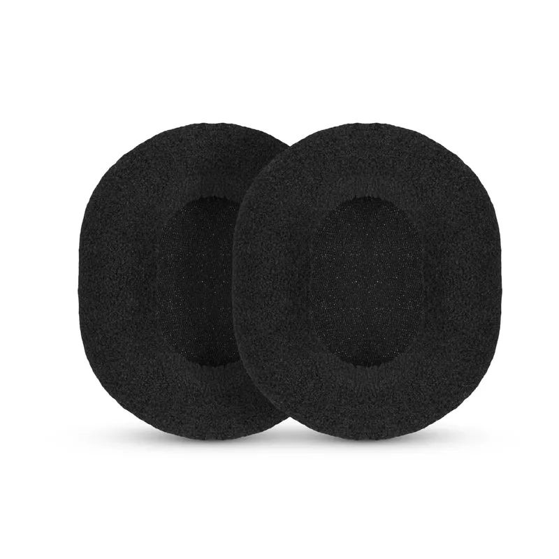 Coussinets de rechange en velours pour casques Audio Technica ATH-M50X, M50xBT, M50RD, M40X, M30X et M20X. Velours doux et mousse à mémoire de forme pour un confort optimal.