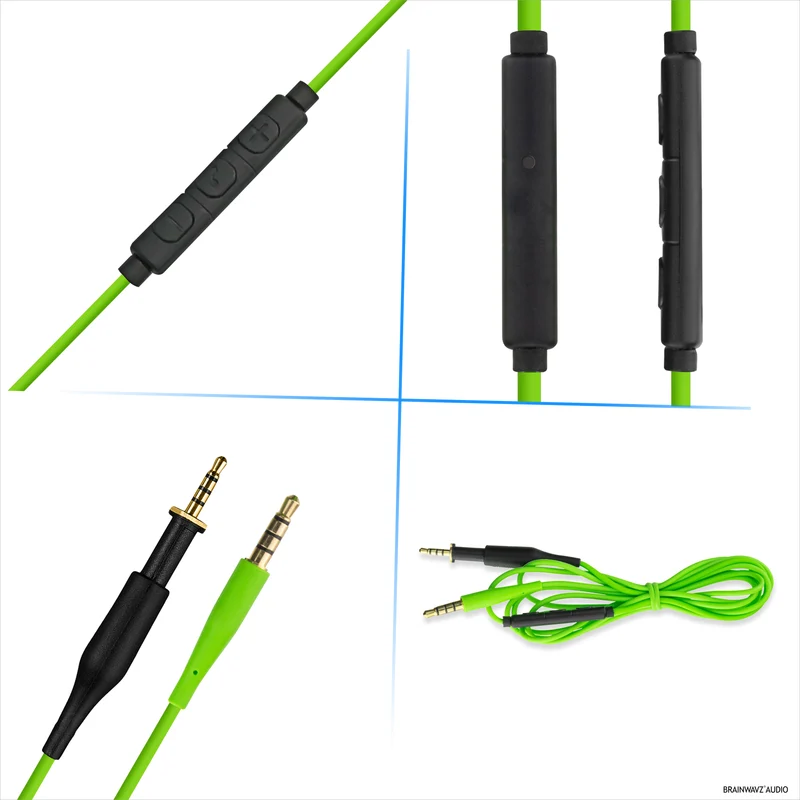 Câble audio de remplacement compatible avec les modèles AKG K430, K450, K451, K452, K480 et Q460 – Télécommande en ligne