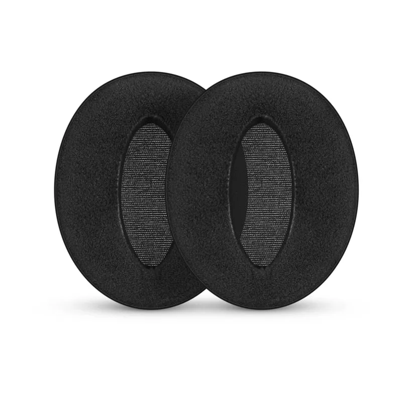 Coussinets d'oreille hybrides de rechange pour casques Sennheiser HD4.50BT, HD4.50BTNC, HD450BT, HD4.50SE, HD4.40BT, HD4.30G, HD4.20S, HD458BT, HD450, HD400S et HD350BT. Revêtement en cuir PU et velours, mousse à mémoire de forme.