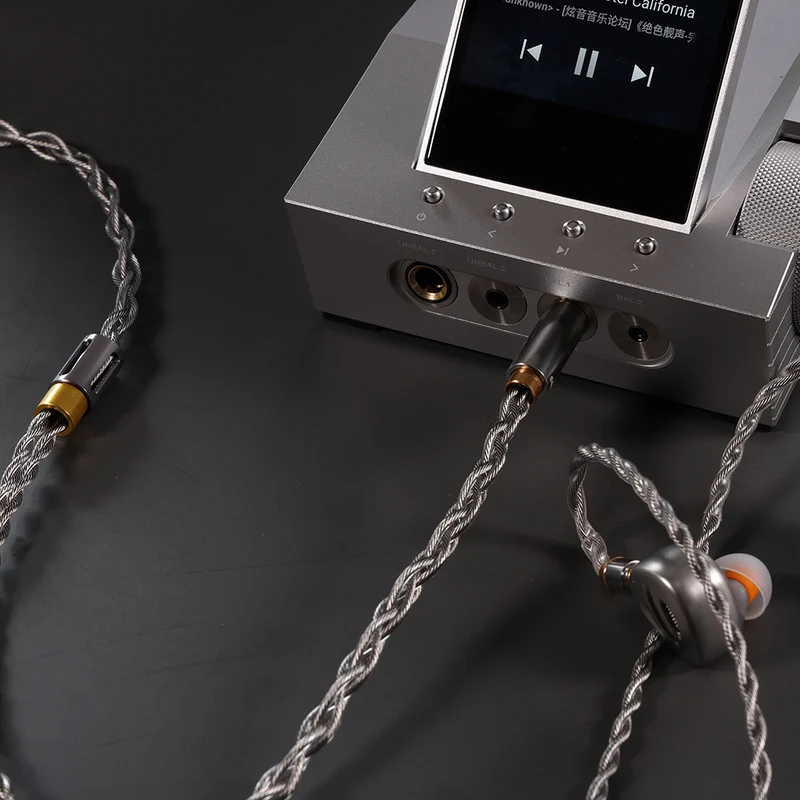 DDHifi DDHifi BC130A (Nyx) Silver Earphone Upgrade Cable with Shielding Layer