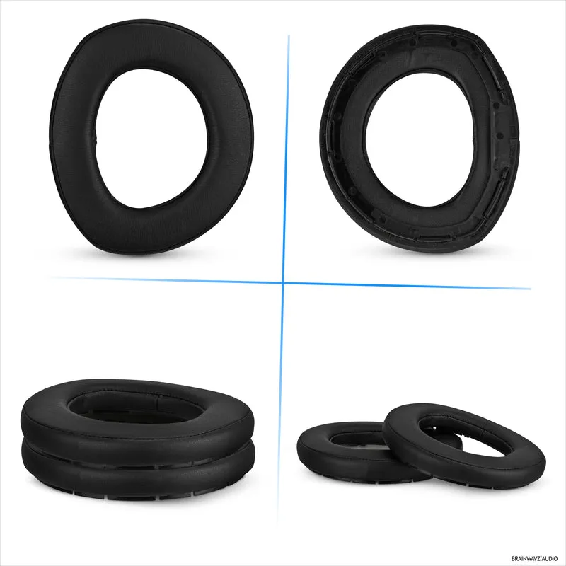 Coussinets d'oreille de remplacement pour casque de jeu Sennheiser HD800 et H800S, cuir PU, mousse à mémoire de forme, confort supplémentaire, amélioré, durable et longue durée de vie