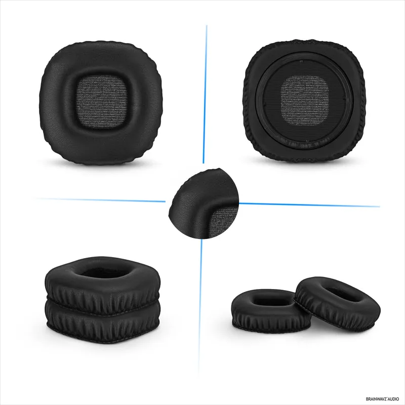 Coussinets d'oreille de remplacement pour casque Marshall MID-ANC, cuir PU, mousse à mémoire de forme pour plus de confort, coussinets d'oreille améliorés, durables et durables