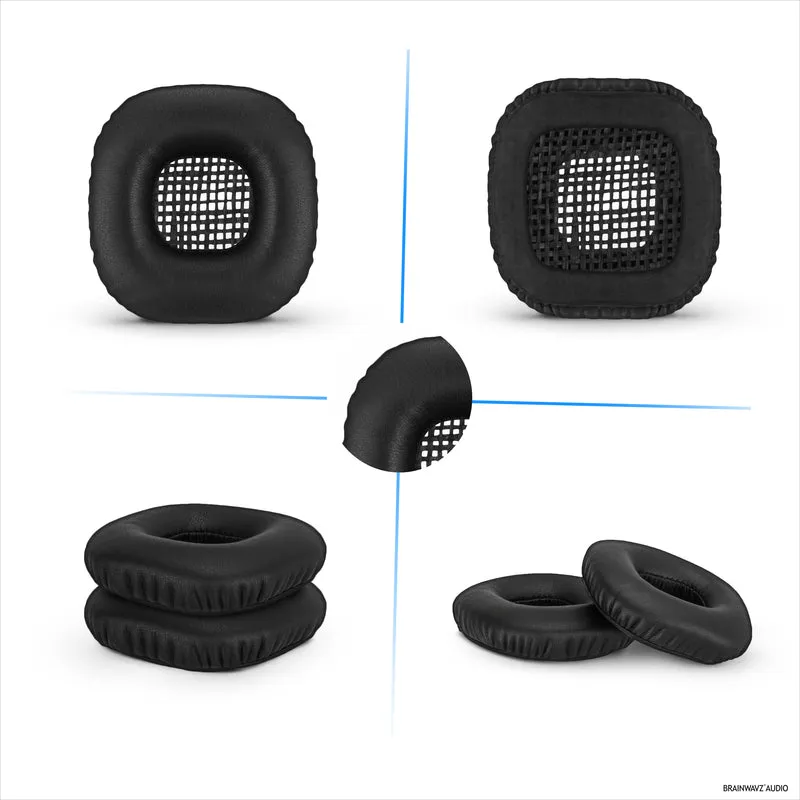Coussinets d'oreille de remplacement pour casque Marshall Major 2, cuir PU, mousse à mémoire de forme pour plus de confort, coussinets d'oreille améliorés, durables et durables