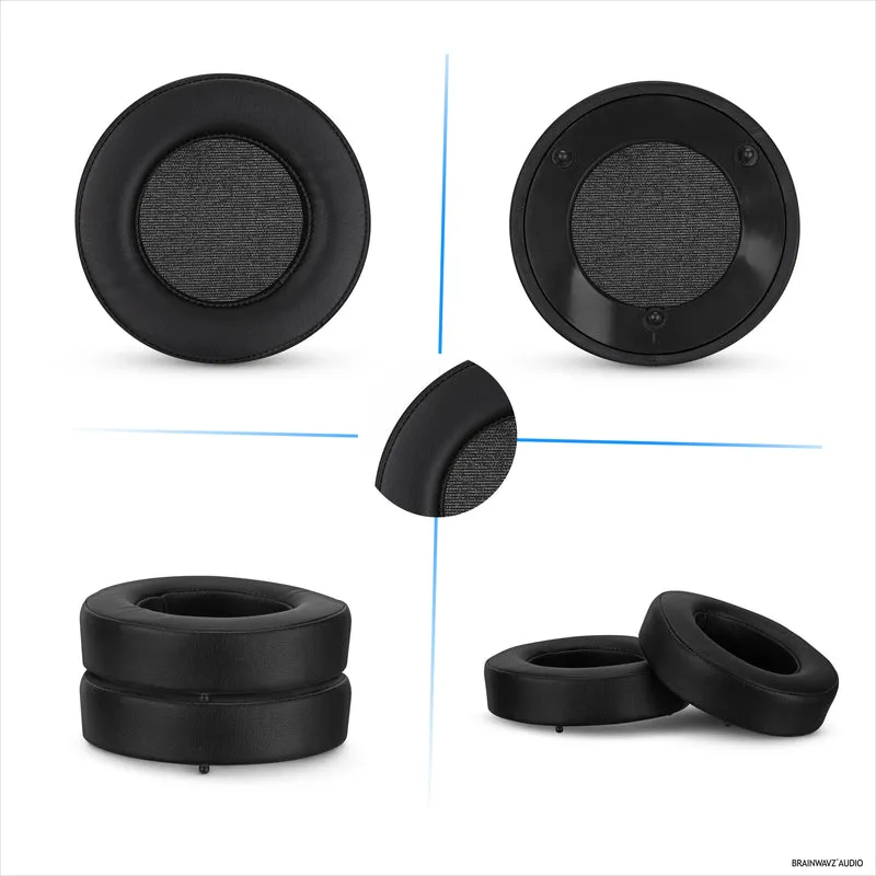 Coussinets d'oreille de remplacement pour Razer MANO'WAR 7.1, cuir PU, mousse à mémoire de forme pour plus de confort,