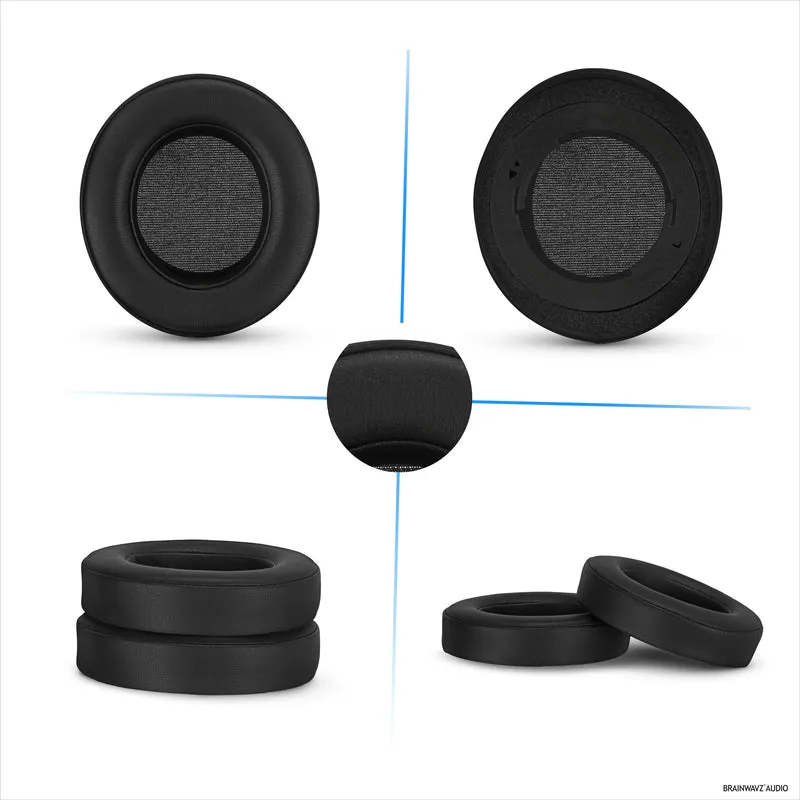 Coussinets d'oreille en cuir PU pour casque de jeu Razer Kraken PRO V2 7.1, cuir PU, mousse à mémoire de forme