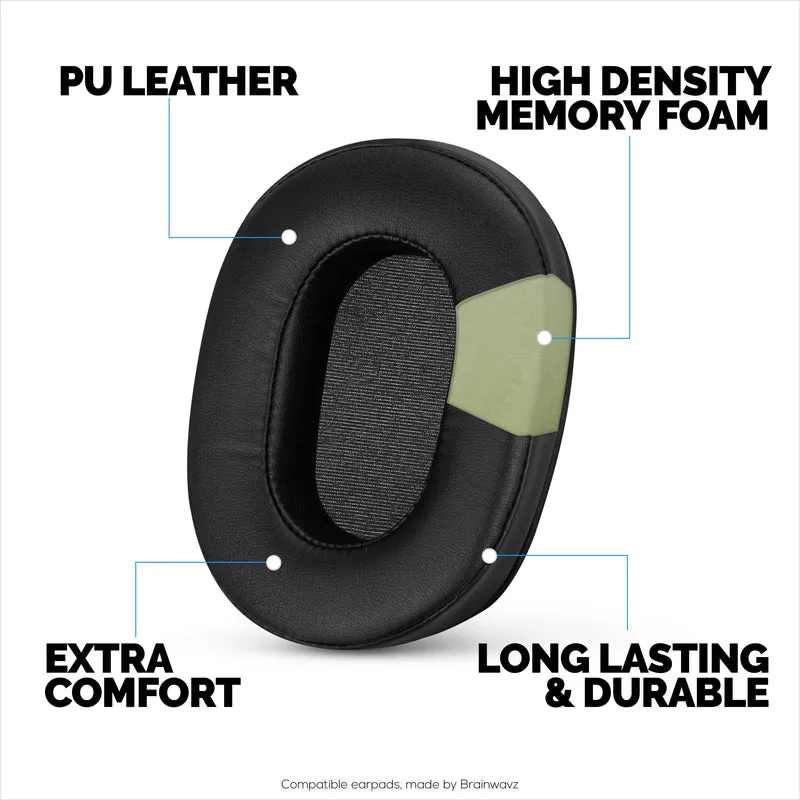 Coussinets d'oreille de remplacement pour casque Sony WH-L600, cuir PU, mousse à mémoire de forme pour plus de confort