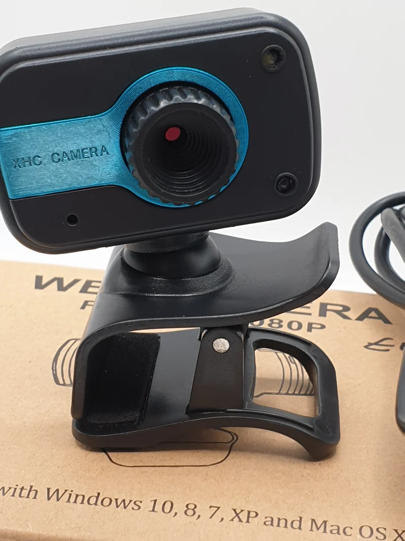 Webcam 1080P HD Video Wide Angle Lense With Built In Mic For PC Laptop