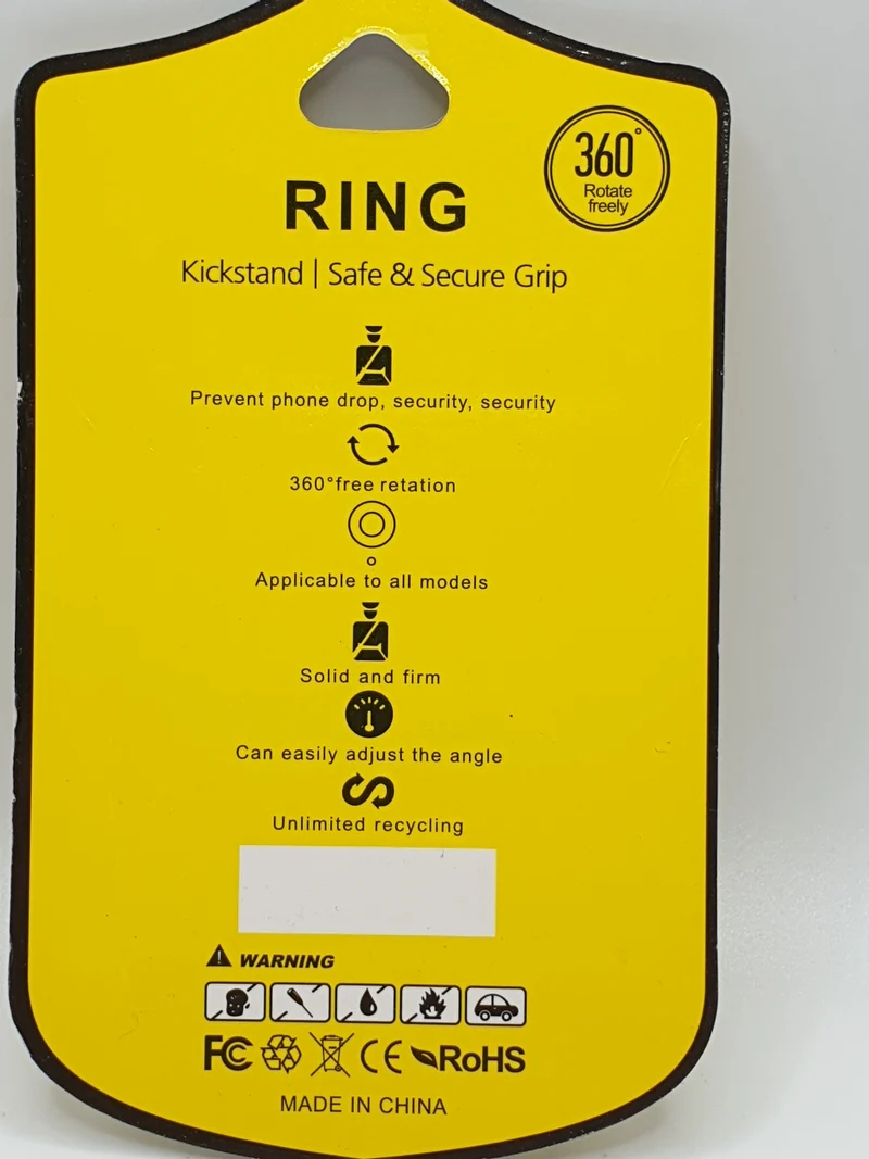 Universal Phone Accessory Phone Ring Pop Up Stand EarPhone Tidy Metallic Blue