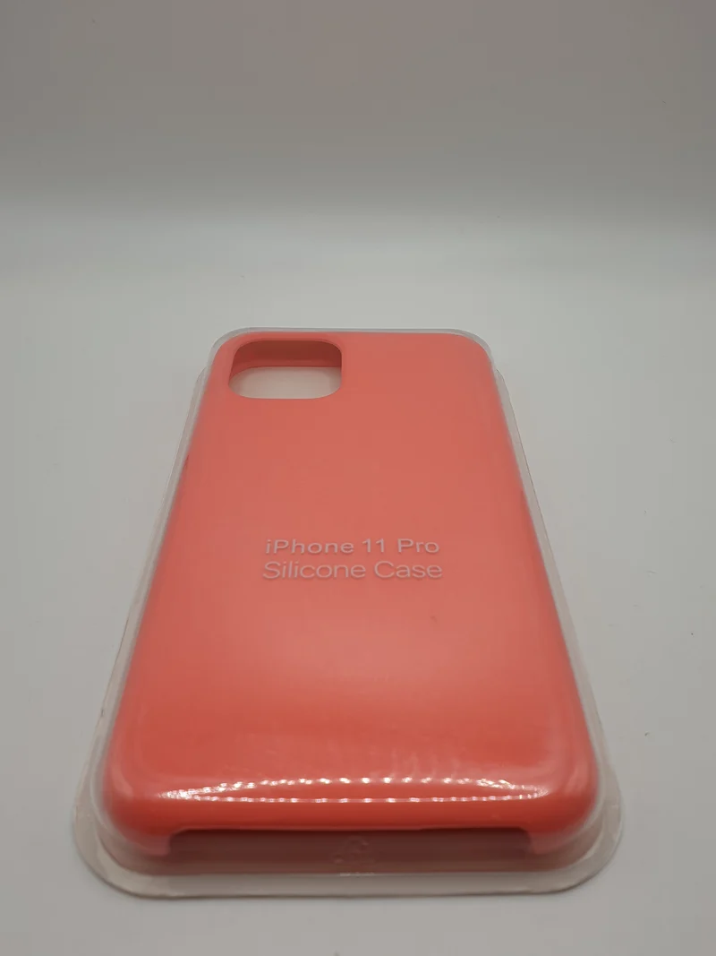 iPhone 11 Pro Silicone Pink Case Cover Soft Touch Protective