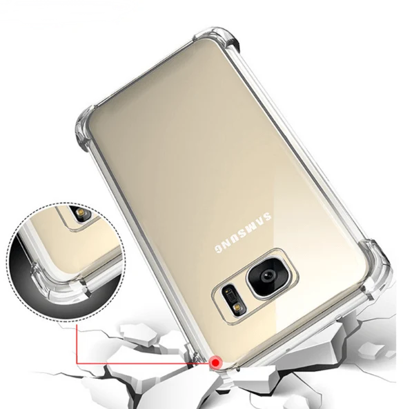Samsung S10 Case Clear Soft Silicone Anti-Burst Back Cover Protection Slim Armour