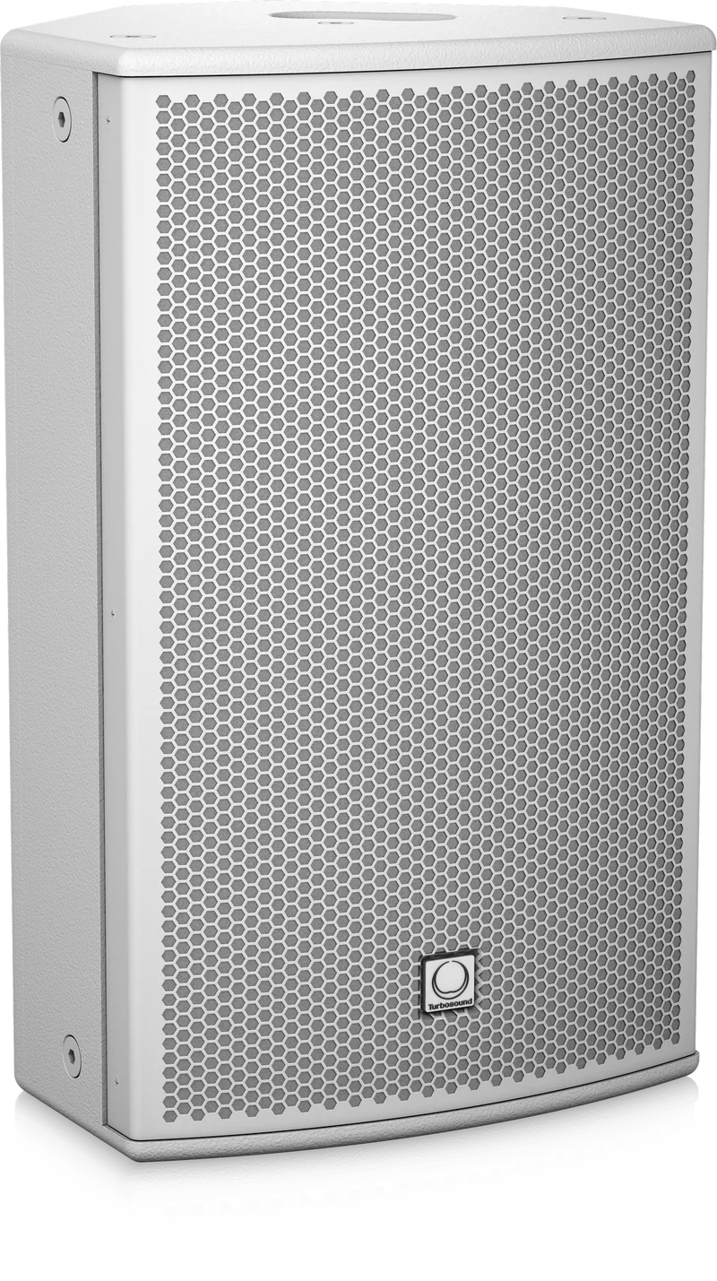 Turbosound NUQ102-AN-WH, 600W 2-Way 10" Full Range Powered Loudspeaker w/ Klark Teknik DSP Technology & UltraNET Networking (White) - ( OPEN BOX )