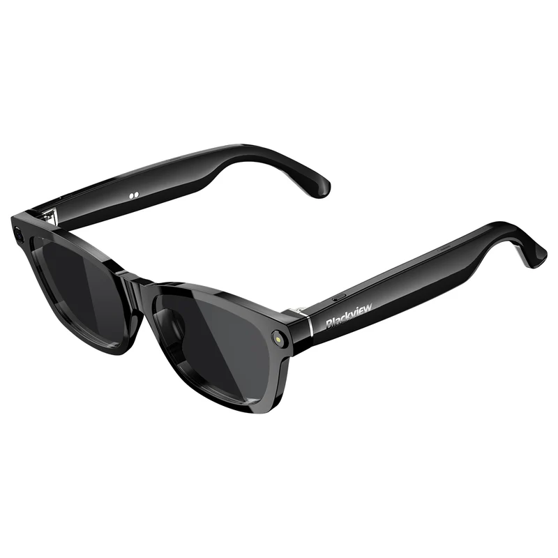 Blackview BV100 – Lunettes Intelligentes IA avec Caméra 8 MP – Appels Bluetooth + Assistant Vocal