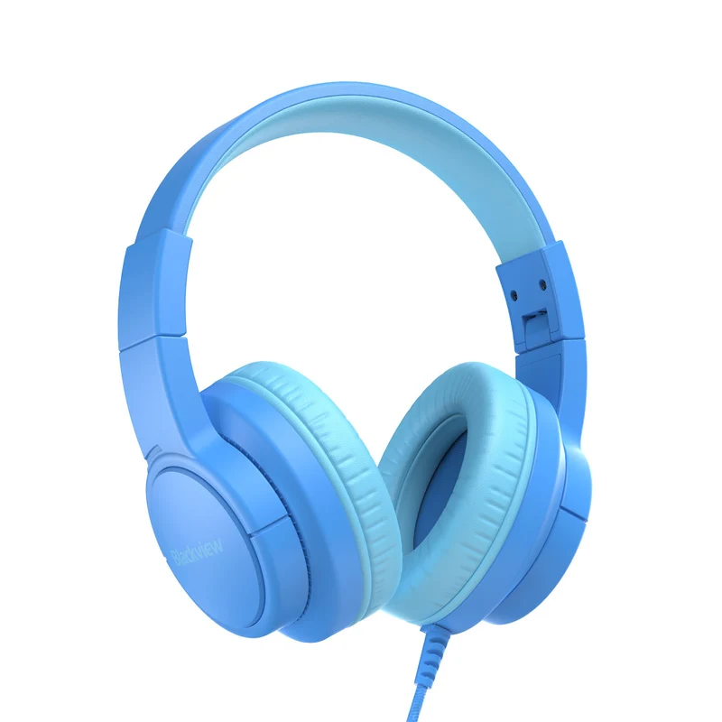 Blackview FitBuds K1 – Casque Audio Filaire Supra-Auriculaire pour Enfants avec Microphone Intégré et Son Stéréo 3D