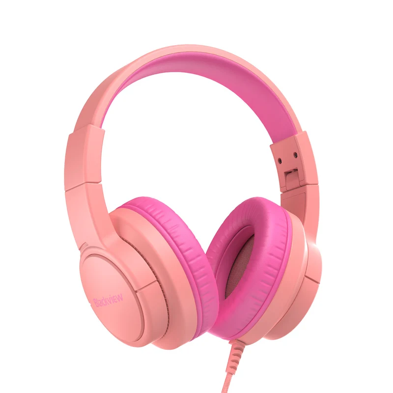 Blackview FitBuds K1 – Casque Audio Filaire Supra-Auriculaire pour Enfants avec Microphone Intégré et Son Stéréo 3D